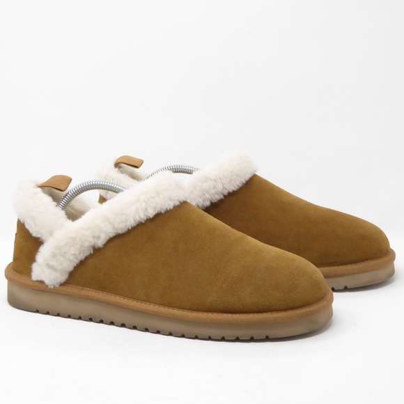 Koolaburra by UGG Advay Suede Faux Fur Lined Booties Slippers Women's Size 11 - Picture 1 of 9